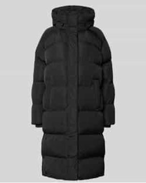 Superdry Lange Puffer Jassen - Zwart