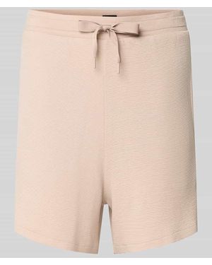BOSS Comfort Fit Pyjama Shorts aus Modal-Mix - Natur