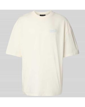 PEGADOR T-Shirt mit Label-Print - Natur