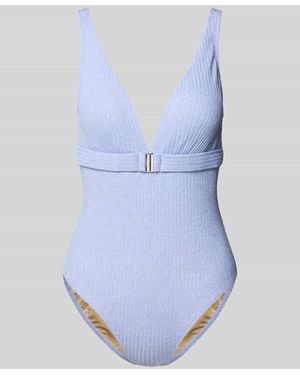 Marie Jo Badeanzug mit Gürtel Modell 'TINJIS' - Blau