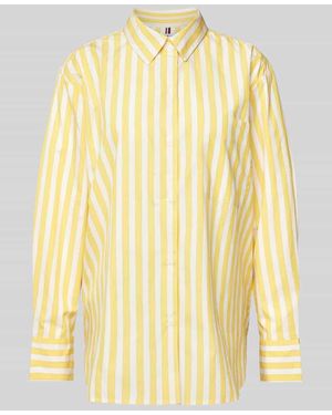 Tommy Hilfiger Easy Fit Hemdbluse mit Knopfleiste - Gelb