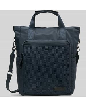 Marc O' Polo Rucksack mit abnehmbarem Schulterriemen - Blau