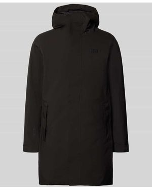 Helly Hansen Regular Fit Mantel mit Kapuze Modell 'Brussel' - Schwarz