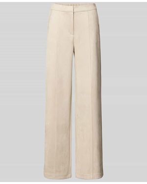 Guess Stoffhose mit Bundfalten - Natur