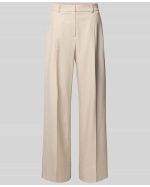 someday. Stoffhose mit Bundfalten Modell 'Catsby' - Natur