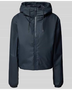 Rains Jacke mit Kapuze Modell 'Lohja' - Blau