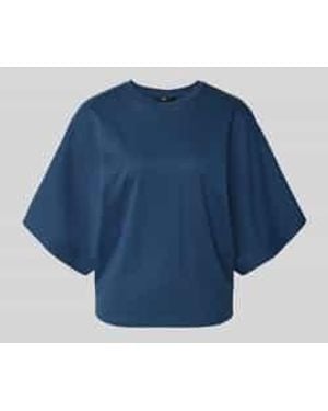 Zero Boxy Fit T-Shirt Met Ronde Hals - Blauw