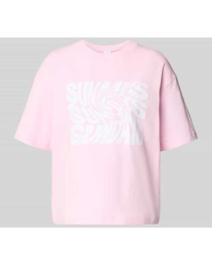 Mey Pyjama-Oberteil mit Motiv-Print - Pink