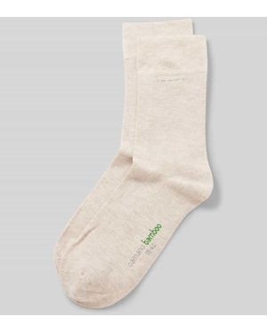 Camano Socken Mit Label-Print Im 2Er-Pack - Weiß