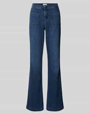ROSNER Flared Jeans Met Opgestikte Zakken, Model 'Alisa' - Blauw