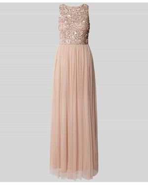 LACE & BEADS Abendkleid Mit Paillettenbesatz - Mehrfarbig