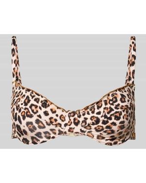 Banana Moon Bikini-Oberteil im Allover-Look Modell 'JOYO SAVARI' - Natur