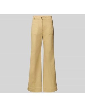 Victoria Beckham Bootcut Fit Jeans aus reiner Baumwolle - Weiß