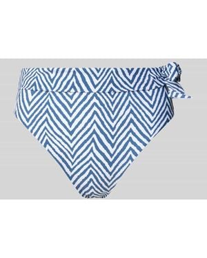 Barts High Waist Bikini-Hose mit seitlicher Schnürung Modell 'YANKUN' - Blau