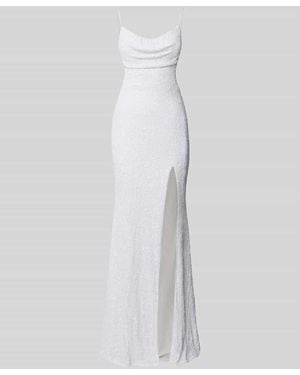 hey kyla Abendkleid aus Pailletten - Weiß