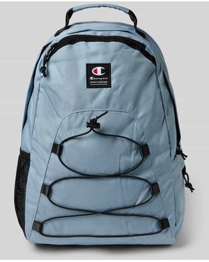 Champion Rucksack mit Label-Patch - Blau