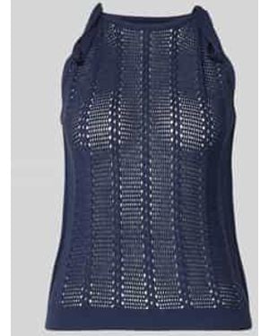 Vero Moda Relaxed Fit Top Met Bandjes Van Katoenmix Model 'Lux Light' - Blauw