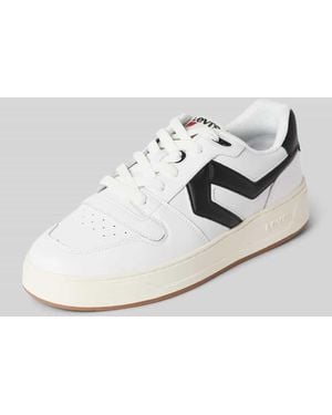 Levi's Sneaker mit Label-Detail Modell 'GLIDE' - Weiß