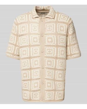 Only & Sons Strickjacke mit Knopfleiste Modell 'ONSBART' - Natur