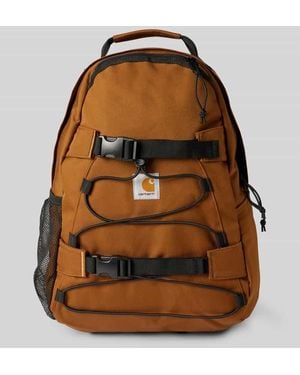 Carhartt Rucksack Mit Label-Patch Modell 'Kickflip' - Braun