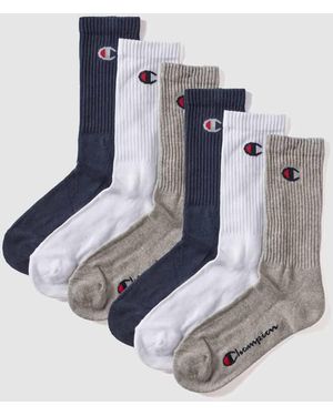 Champion Socken Mit Logo-Stitching Im 6Er-Pack - Mehrfarbig