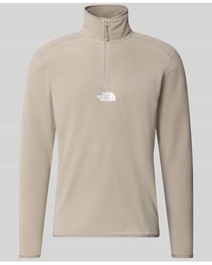 The North Face Fleecepullover mit Label-Stitching - Natur