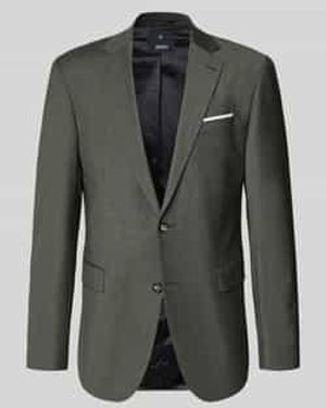 Joop! Colbert Met Wol En Reverskraag Model 'Finch' - Groen