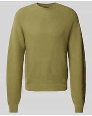 JAKE*S STUDIO MEN Gebreide Pullover Met Ronde Hals - Groen