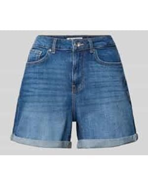 ONLY Regular Fit Korte Jeans Van Katoenmix Model 'Josephine' - Blauw