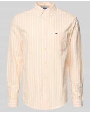 Tommy Hilfiger Casual Overhemden - Naturel