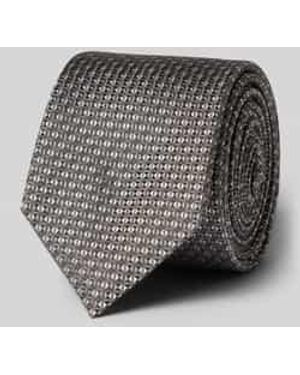 HUGO Stropdas Van Pure Zijde Model 'Tie' - Grijs