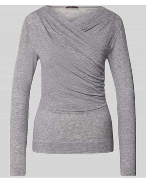 Windsor. Longsleeve in Wickel-Optik - Grau