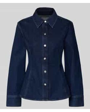 Calvin Klein Regular Fit Jeansblouse Model 'Classic' - Blauw