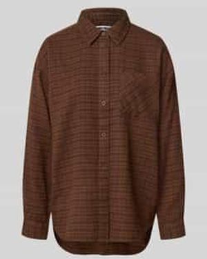 Review Overhemdblouses - Bruin