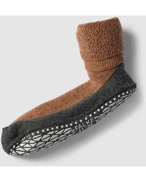FALKE Socken Mit Elastischem Rippenbündchen Modell 'Cosyshoes' - Braun