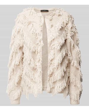 Ouí Strickjacke Mit Ausfransungen - Natur