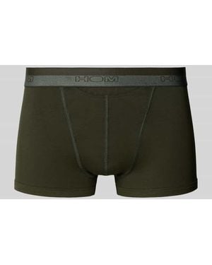 Hom Trunks mit Label-Bund - Grün