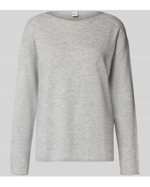 Brax Wollpullover mit Kaschmir-Anteil Modell 'STYLE.LIZ' - Grau