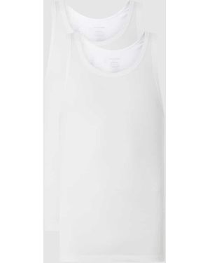 Schiesser Tanktop Mit Rundhalsausschnitt Im 2Er-Pack - Weiß