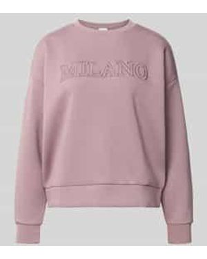 Vila Sweatshirt Met Ronde Hals, Model 'Reflect - Roze