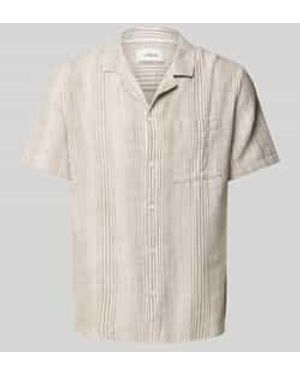 S.oliver Oversized Vrijetijdsoverhemd Van Puur Katoen - Naturel