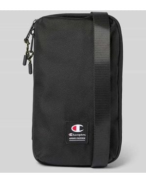 Champion Crossbody Bag mit Label-Detail - Schwarz