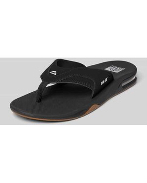 Reef Zehentrenner Mit Label-Details Modell 'Fanning' - Schwarz