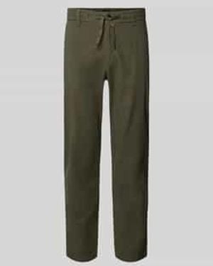 BOSS Tapered Chino Van Katoenmix Model 'Chino-Tapered-Ds-10' - Groen
