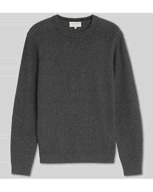 Tom Tailor Regular Fit Pullover mit Crew Neck Kragen - Grau