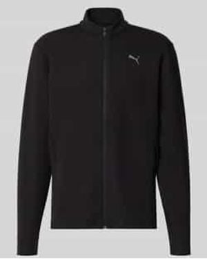 PUMA Sweatjack Met Opstaande Kraag En Ritssluiting Model 'Cloudspun' - Zwart