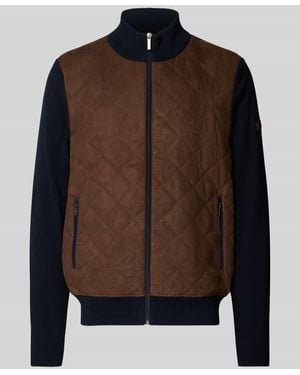 Bugatti Jacke mit Reißverschlusstaschen - Schwarz