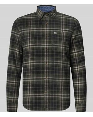 Superdry Regular Fit Freizeithemd aus reiner Baumwolle - Schwarz