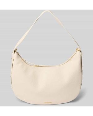 HEY MARLY Halfmoon Bag mit Label-Detail Modell 'Lifetime Sister' - Natur