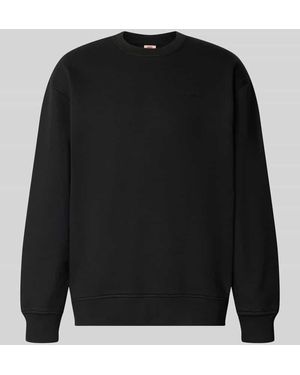 Levi's Relaxed Fit Sweatshirt aus Baumwoll-Mix - Schwarz
